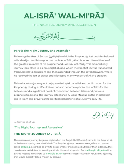 The Life Journey of Prophet Muhammad (PBUH)