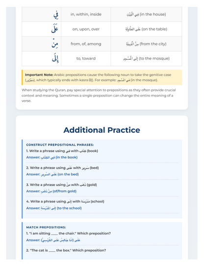 The Path to Quranic Arabic